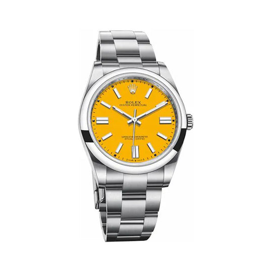 Rolex Oyster Perpetual 41Mm Yellow Dial
