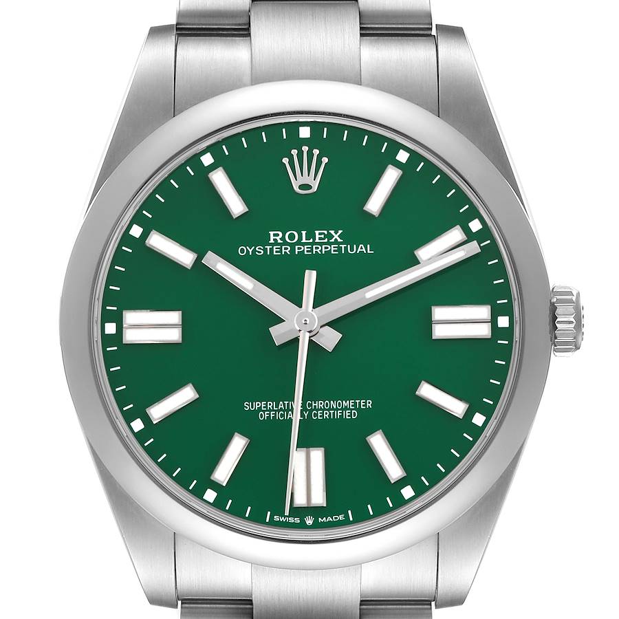 Rolex Oyster Perpetual 41MM Green Dial