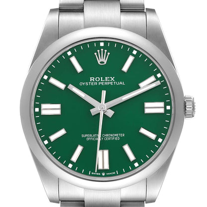 Rolex Oyster Perpetual 41MM Green Dial