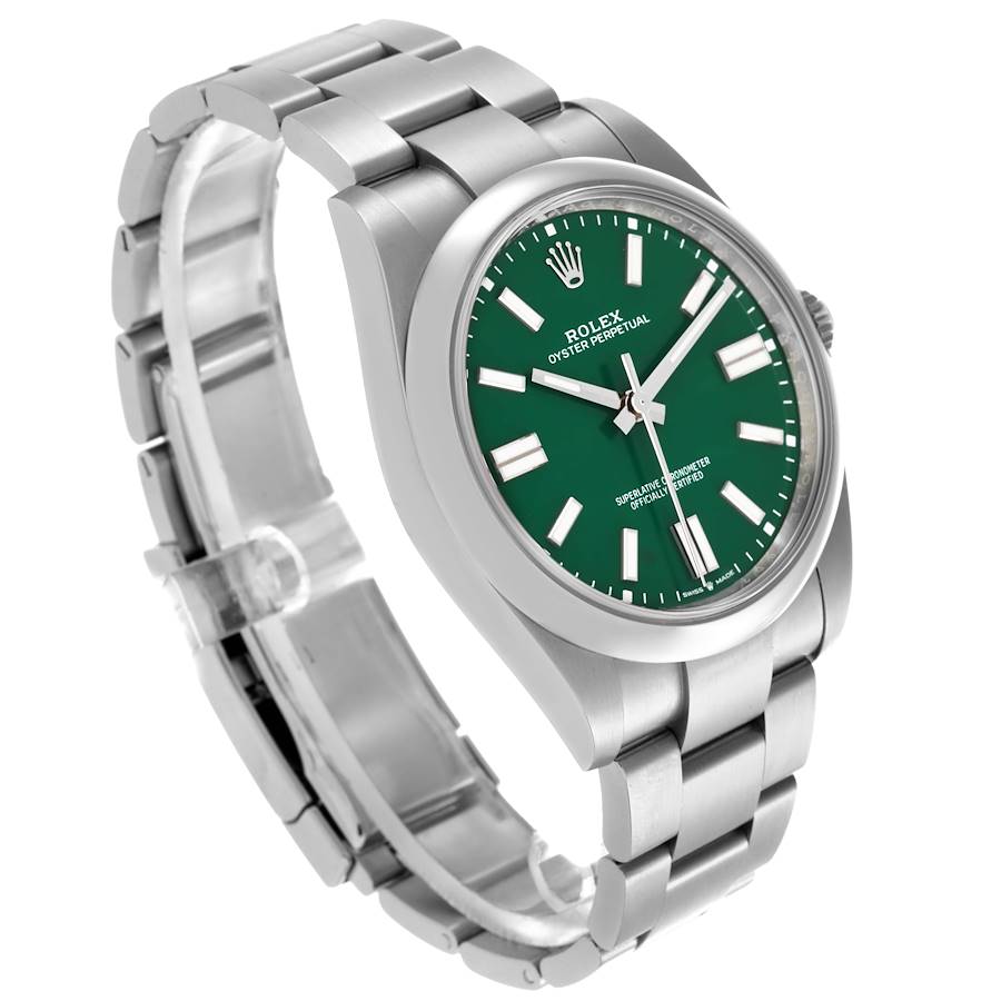 Rolex Oyster Perpetual 41MM Green Dial