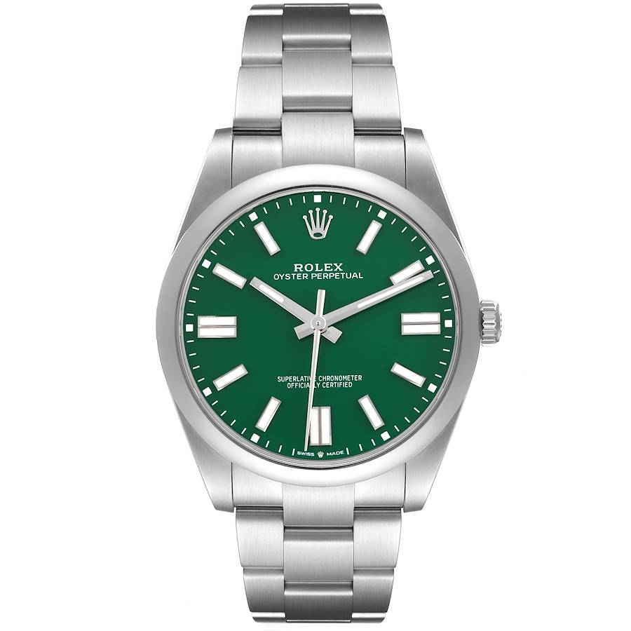 Rolex Oyster Perpetual 41MM Green Dial
