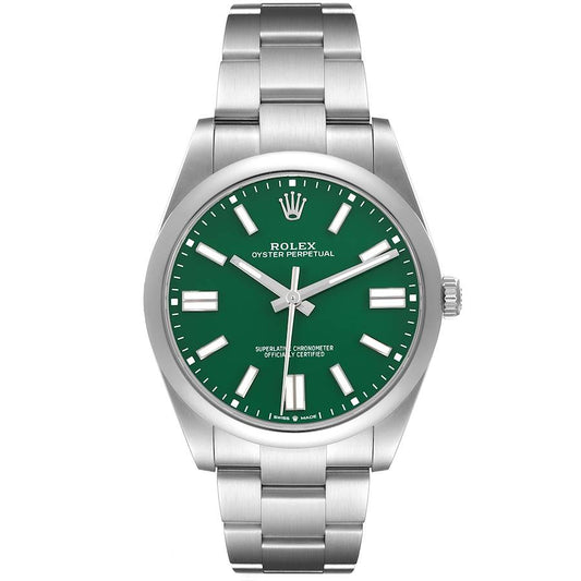 Rolex Oyster Perpetual 41MM Green Dial