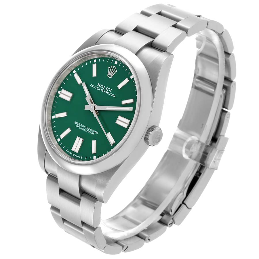 Rolex Oyster Perpetual 41MM Green Dial