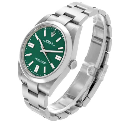 Rolex Oyster Perpetual 41MM Green Dial
