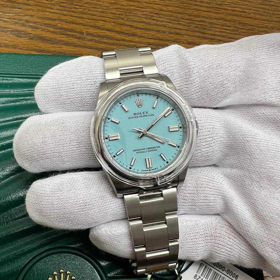 Rolex Oyster Perpetual 36Mm Tiffany Dial