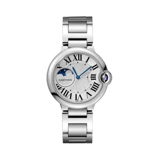 Cartier Ballon Bleu Stainless Steel 37Mm Ladies Watch